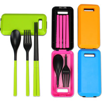Folding chopsticks set Portable portable retractable spoon Mini travel travel supplies Outdoor tableware