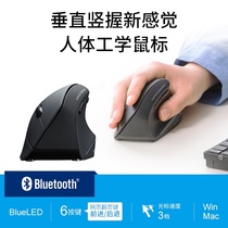  Japan SANWA wireless mouse large size ergonomic Bluetooth usb computer upright vertical grip silent men and women