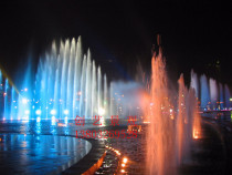 Complete set of music fountain equipment Processing Custom square fountain design Floating fountain Program-controlled fountain Dry fountain