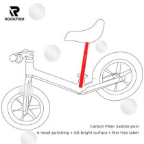 ROCKFISH Luofishi sliding walker balance car modification 22 2 carbon fiber seatpost 25 4 seatpost competition