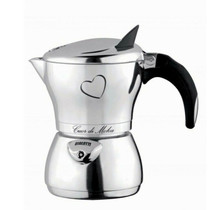 Out-of-print Italian Mocha Heart BIALETTI Bilotilly co-name double valve MOCA pot coffee maker