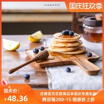 Imported Chabatree pomelo wooden non-lacquer one-piece Creative take honey stick jam stick mixing Mallet