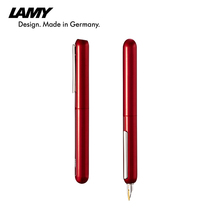 (12-issue interest-free)Fountain pen gift box LAMY Lingmei Dialog Focus 3 series new Han lacquer red 14K gold tip ink pen retractable pen clip Business men and women gift gift