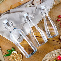 Xibi sparkling wine glass bottle special transparent bottle with lid sealed bottle empty bottle white wine honey wine bottle household