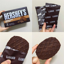 South Korea imported snacks Hershey HERSHEYS thick chocolate waffle crackers crispy casual