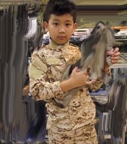 Childrens camouflage suit costumes Primary School kindergarten competition uniforms boys and girls spring and summer outdoor travel clothing
