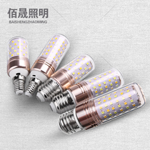 Super bright led energy-saving bulb three-color variable light corn lamp e27e14 small screw mouth household 20w12W chandelier light source