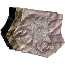 Tea Mrs. Tea Mrs. Europe Stand 2022 New products High waist collection Belly Lace Slim sexy girls Triangle briefs 2651