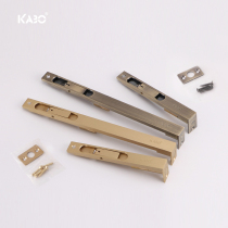 German KABO latch pure copper concealed latch pin female door lock bolt double door all copper bolt thick door pin