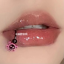 Heno puncture Y2K baby lady lip ring punk sweet lip nail piercing piercing