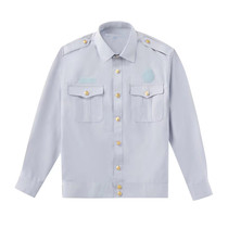 New fire external long sleeve shirt emergency rescue male and female summer system light blue casser-style lining clothes