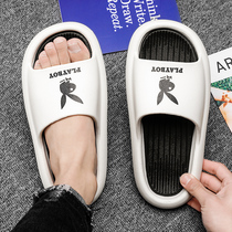Floral Playboy slippers mens summer non-slip anti-odor outwear for mens nets red ultra-fire trendy lined with wear and cool sandals