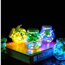 Wishing bottle Gift box Packaging box Star origami strip love-shaped transparent stacking small creative glass