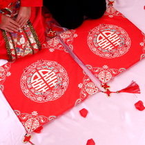Fu mat wedding sitting Fu kneeling pad groom bride tea kowtow happy mat wedding supplies change mouth worship hall sitting blessing mat