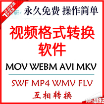 Automatic shipping MOV WEBM AVI MKV WMV MPG FLV SWF Video conversion mp4 format transcoding
