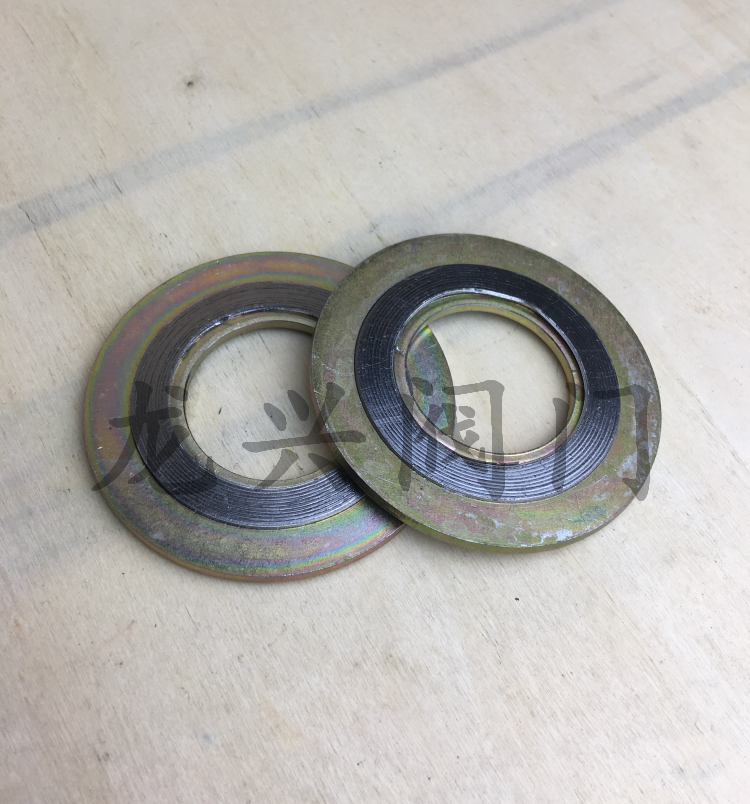 Metal winding gasket carbon steel high-pressure high-temperature metal inside and outside ring graphite flannery high temperature high-pressure