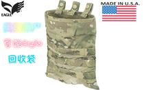 US military version of Eagle Industries Multicam camouflage recycling bag waist debris bag