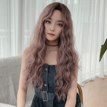 Wig female hair full head cover natural day South Korea new product long curly hair wool roll no bangs corn Perm