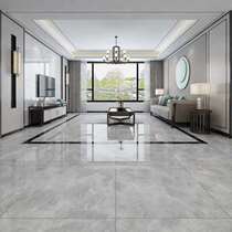 Dongpeng tile light gray tile tile floor tiles 800*800 guest floor tiles new full cast glaze anti-slip tiles deposit