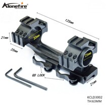 25MM to 30mm rear extension one-piece quick removal rail bracket pipe clamp flashlight clamp height clamp L013