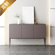 Simple light luxury style entrance cabinet decorative cabinet Nordic minimalist side cabinet Modern storage cabinet foyer cabinet Living room dining side cabinet