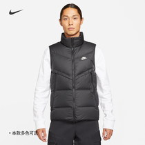 Nike Nike official STORM-FIT mens vest new autumn and winter down warm stack embroidery DD6818