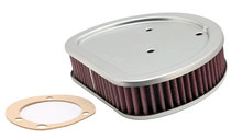 KN home adapts Harley fat boy successor breakout KN high flow air filter air filter