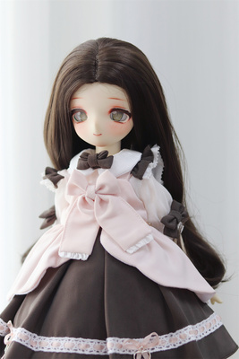 taobao agent Bjd.mdd baby with 6 minutes, 4 minutes, 3 minutes, bear girl wig, high -temperature silk, micro -curly hair blank