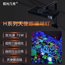 Sun geometric LED full spectrum Sea water coral lamp Sea tank lamp Angels eye Algae tank lamp Sunrise sunset