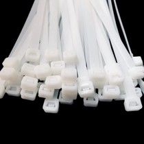 High quality new material thickened tough white plastic self-locking nylon cable tie strong snap 4X150mm multi models