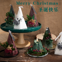 Christmas tree ice candles without fragrance eternal flowers fresh ornaments home Nordic Christmas gifts souvenirs