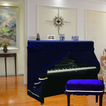 South Korea velvet gold velvet piano cover custom fabric soft velvet piano full cover