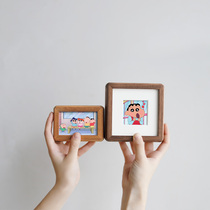  Baby small table printing photos Custom framed solid wood photo frame 4 inch childrens photo frame 3 inch photo frame mini