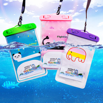 Cartoon mobile phone waterproof bag touch screen new large outdoor Apple mobile phone swimming Photo transparent waterproof mobile phone case