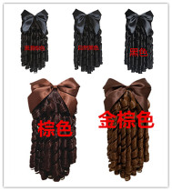 Roman roll wig Princess roll ponytail stage drama cheongsam evening dress Republic of China curly hair ponytail European wig