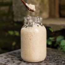 Wine-brewed glutinous rice wine farm home-brewed glutinous rice wine maternal breastfeeding pure handmade sugar-free instant sweet wine brewed wine lees