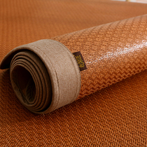  Old mat maker carbonized mat rattan mat 1 8m bed natural pure rattan 1 5 double 2 0m bed fitted sheet summer customization