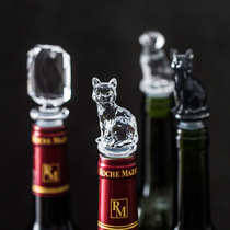 Original export Japan franccat animal creative red wine bottle stopper home cute sparkling wine sealed wine cat