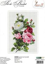 Cross-stitch drawing redraw source file 2285 rose bouquet