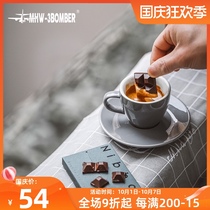 Bomber ESPRESSO cup 80ml ESPRESSO coffee cup saucer set Japanese solid color ceramic single coffee cup