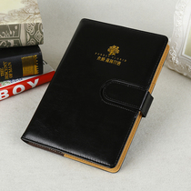 High-end notebook custom-made retro notebook cover bronzing logo plastic cover bronzing