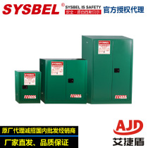 sysbel Pesticide Safe Storage Cabinet 12 gallons of Drug Bottle Storage Cabinet WA810120G WA810450G