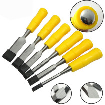Six-piece set of upgraded rivet boutique woodwork chisel chisel sturdy handle DIY Woodworking Tool wooden chisel