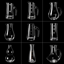 Crystal glass white wine dispenser Chinese household wine dispenser decanter 2 minute wine pot small wine cup
