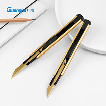 Guangbo (fizz) Golden art knife office supplies paper knife simple small stainless steel hand knife