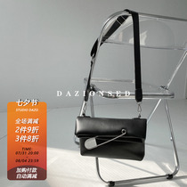 DAZO new South Korean slanted satchel single shoulder bag for men and women with the same trend handsome pins 100 lap casual PU leather bag
