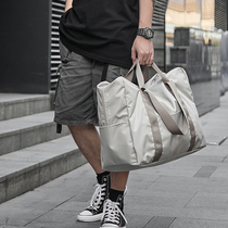 Carry-on Travel Bag Mens Large Capacity Kit Pull Bar Case Luggage Bag Boarding Folding Bag Short Distance Light Luggage Bag Woman