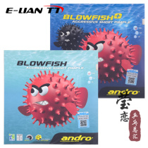 Yinglian andro shore can table tennis rubber positive rubber rubber set rubber BLOWFISH bubble fish poison puffer fish