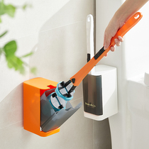 Disposable toilet brush set home no dead corner brush hanging wall toilet wash head cleaning artifact
