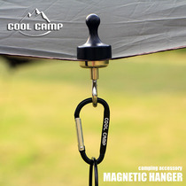 Outdoor camping adhesive hook Strong magnet hanger Camping canopy tent light hanging refrigerator sticker lanyard Holder